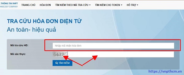 Vào tra cứu hóa đơn online.