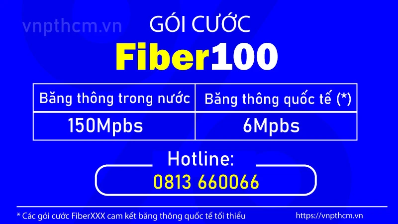 Khuyến mãi mạng VNPT Fiber100