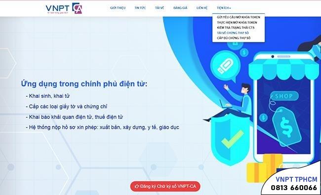 Tải xuống chứng chỉ số lên máy.