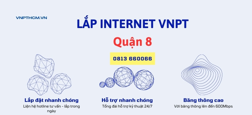 Combo truyền hình internet vnpt VNPT - Tại Quận 8