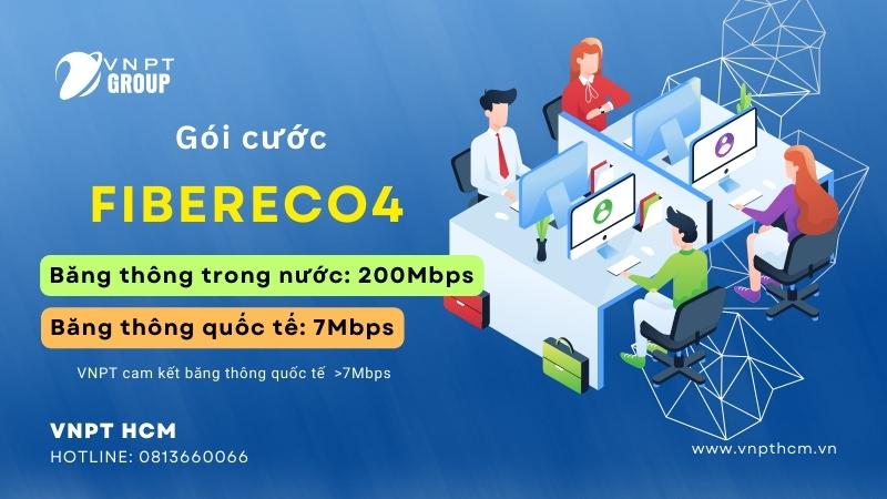 Gói internet FiberEco4 VNPT - 200Mbps
